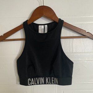 Calvin Klein Black Bralette Swim Top